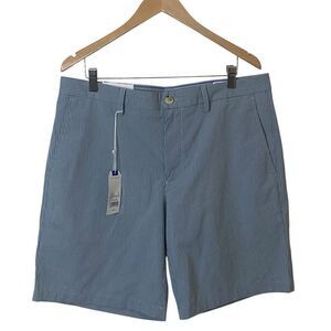 Southern Tide Mens Size 35 Gray Seersucker Skipjack Chino Shorts